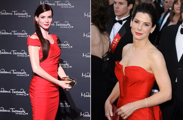 Bảo sao của Sandra Bullock ở bảo tàng Las Vegas được khen là rất giống với người thật.