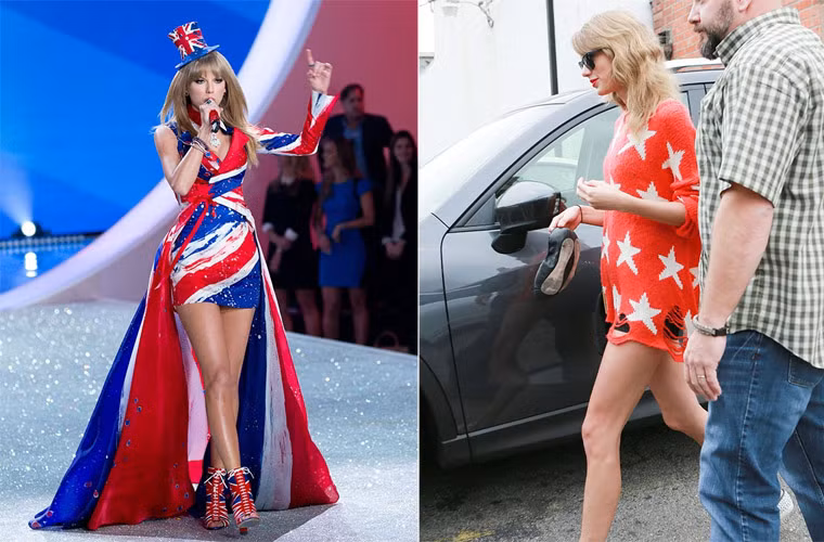 Sân khấu hay đời thường, người đẹp tóc vàng vẫn luôn gây chú ý với "đôi chân dài tới nách".