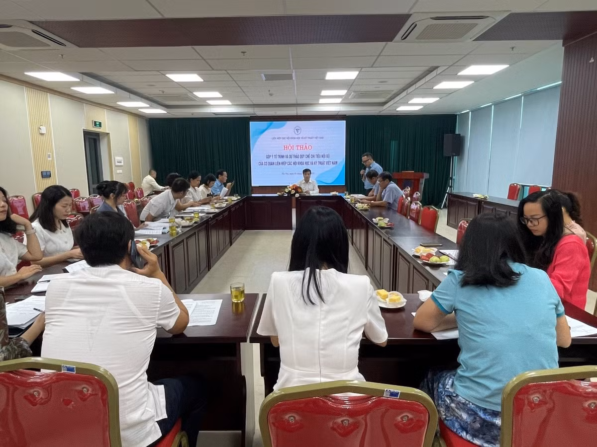 Gop y Du thao Quy che chi tieu noi bo cua Lien hiep cac hoi Khoa hoc va Ky thuat Viet Nam