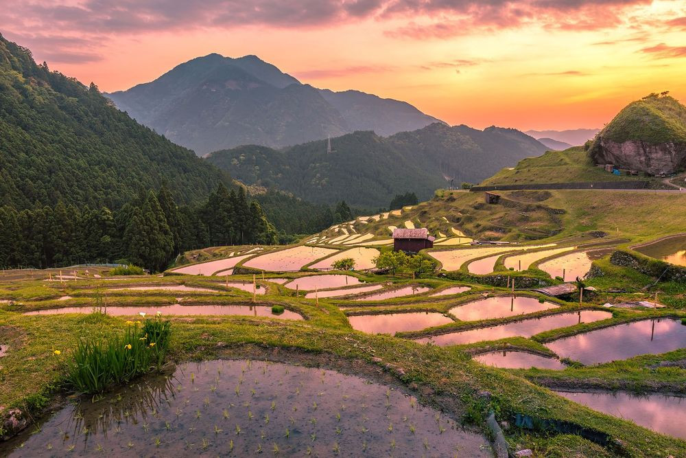 1. Hơn 80% diện tích Nhật Bản là đồi núi. Địa hình đồi núi này sở hữu hơn 100 núi lửa đang hoạt động, chiếm khoảng 10% tổng số núi lửa đang hoạt động trên thế giới. Với địa hình đồi núi chiếm ưu thế, bạn có thể trải nghiệm leo núi, ngắm bình minh và hoàng hôn từ trên cao vô cùng thú vị. 