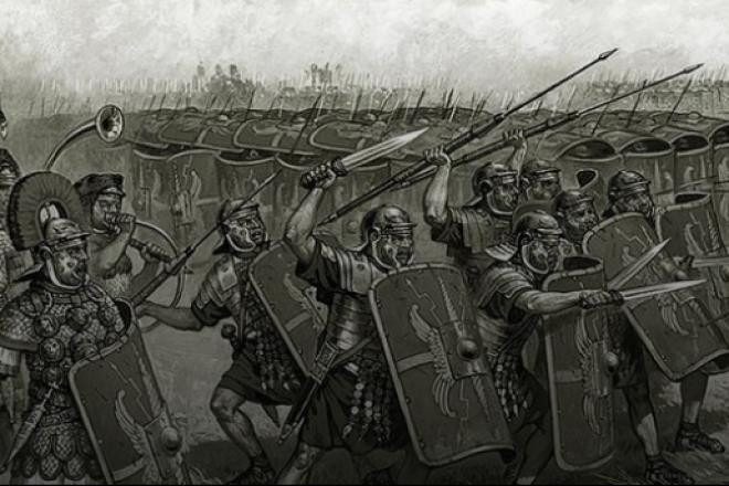 Sách Tri thức về vạn vật đề cập đến thành tựu chinh phục thế giới của đế chế La Mã. Họ từng chinh phục phần lớn Italy và đánh bại thành phố Carthage ở Bắc Phi. Từ năm 262 đến năm 146 trước Công nguyên, đế chế La Mã tiếp tục chiếm đóng Sicily, Sardinia, Tây Ban Nha và Bắc Phi. Xứ Gaul (nước Pháp ngày nay) cũng từng bị chiếm đóng vào năm 50 trước Công nguyên. Đến năm 43, Anh bị xâm lược. Đế chế La Mã hùng mạnh nhất, đạt đến quy mô lớn nhất vào năm 117, khi quân đội chiếm được Dacia (Rumani ngày nay) và một phần Syria, Iraq ngày nay.