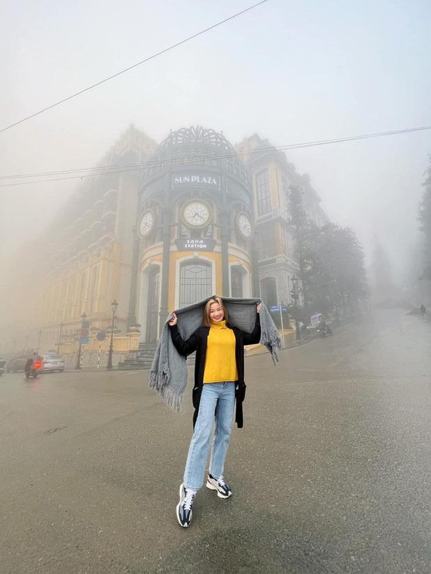 Nguyen Thi Oanh dien vay thuot tha, nhan sac ngot ngao-Hinh-8