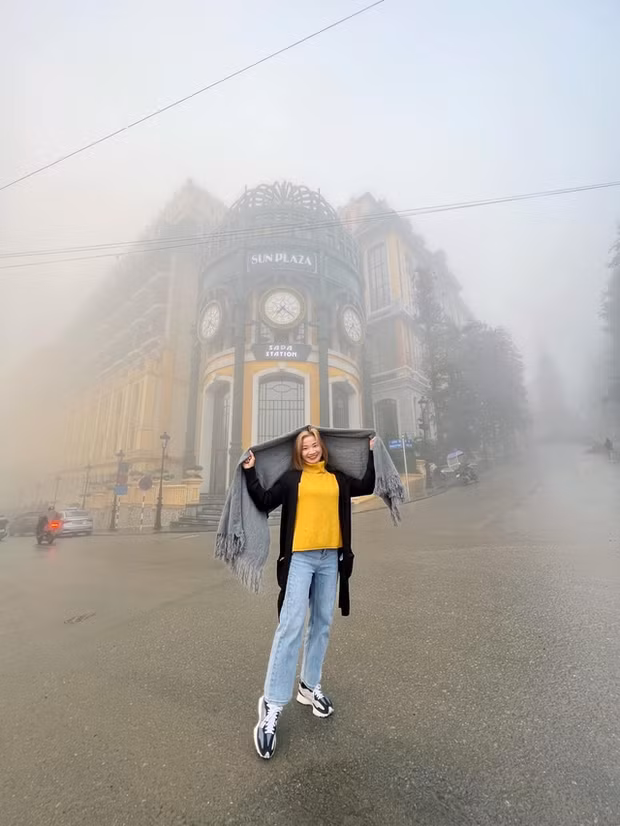 Nguyen Thi Oanh dien vay thuot tha, nhan sac ngot ngao-Hinh-8