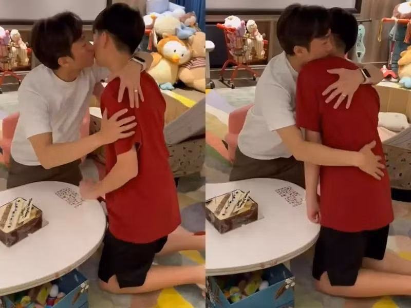  Hình ảnh Subeo trong sinh nhật bố cách đây ít tháng.