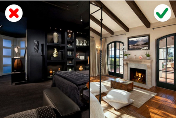 Khi lắp đặt ánh sáng trong nhà, hãy luôn ghi nhớ rằng, ánh sáng tự nhiên ảnh hưởng đến nội thất vào ban ngày và ánh sáng nhân tạo ảnh hưởng đến nội thất vào ban đêm. Đó là lý do, bạn nên chọn loại ánh sáng nhân tạo không làm ảnh hưởng đến màu nội thất trong nhà.