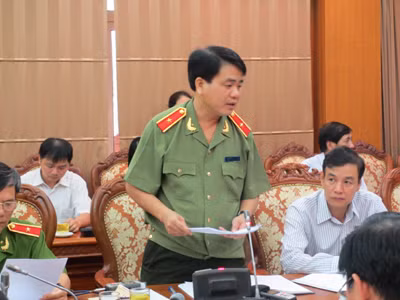 Thiếu tướng Nguyễn Đức Chung, Giám đốc Công an Hà Nội.