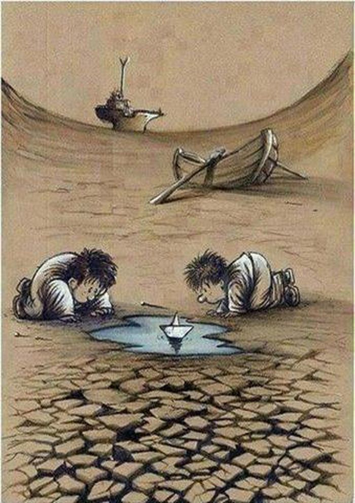 Tình trạng hạn hán đang xảy ra ở nhiều nơi.