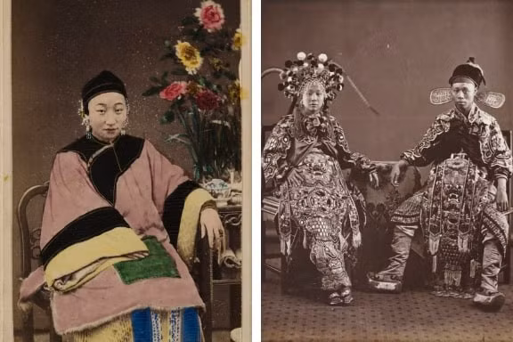 Một số nhiếp ảnh gia Trung Quốc tiên phong như Lai Afong có nhiều tác phẩm ảnh có chất lượng tương đương như người phương tây, Loewentheil đánh giá. Thay vì sao chép người nước ngoài, các nhiếp ảnh gia Trung Quốc thường lấy cảm hứng từ truyền thống nghệ thuật của đất nước. Ví dụ, ảnh chân dung thường được chụp với bố cục và ánh sáng như những bức tranh vẽ. Nhân vật trong ảnh thường ngồi đối diện, nhìn vào máy ảnh, ngồi thẳng và gương mặt không biểu cảm gì nhiều giống như "những bức họa chân dung tổ tiên của người Trung Quốc", Loewentheil nói.