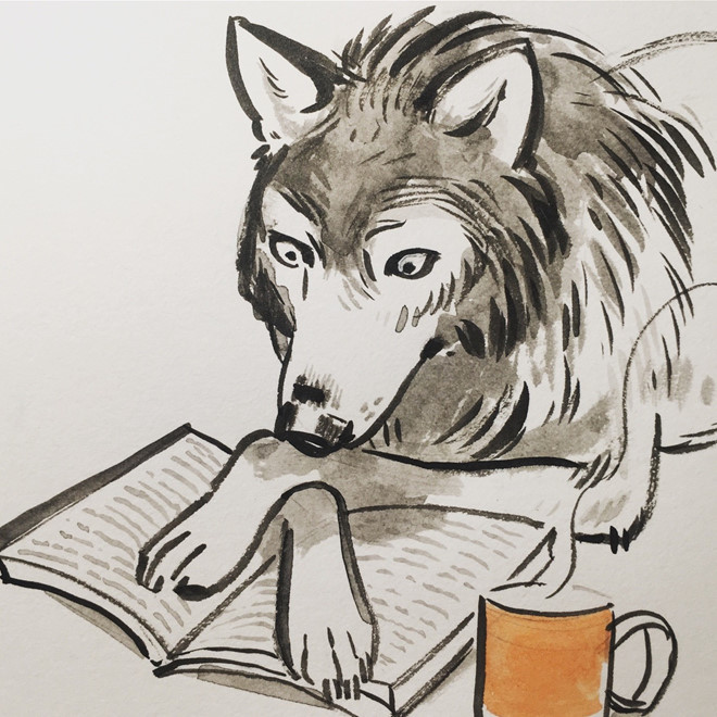 Là nhân viên bán hàng, lúc nào bạn cũng phải giữ bình tĩnh và niềm nở dù khách hàng khó chiều đến đâu. Nhưng những vị khách mà chú sói - một nhân viên trong nhà sách, nhân vật chính của câu chuyện - gặp phải thực sự “khó đỡ”. Những bức tranh sáng tạo, mang ý nghĩa châm biếm của tác giả khiến mọi người có cái nhìn đồng cảm hơn với người làm dịch vụ.