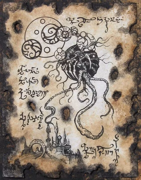 Trong văn hóa đương đại, Necronomicon đã trở thành cảm hứng của nhiều nhà văn và đạo diễn khi rất nhiều ý tưởng trong đó được họ sử dụng trong những tác phẩm kinh dị của mình.