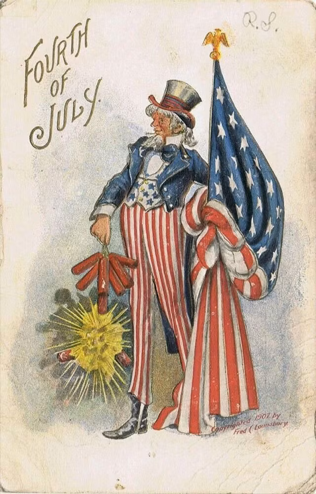 Chú Sam (Uncle Sam), một nhân vật mang tính biểu tượng của lịch sử nước Mỹ nguyên gốc là một người bán thịt lợn mang tên Sam Wilson. Ông đã tiếp tế vài trăm thùng thịt lợn trên tàu cho quân đoàn Mỹ trong cuộc chiến giành độc lập từ Anh.