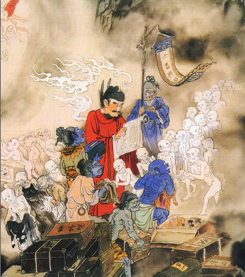 Trên đây chỉ là một cách diễn giải quan niệm về địa ngục của người Á Đông. Trên thực tế, tùy theo từng địa phương câu chuyện này có những biến thể khác nhau. Nhưng tất cả đều có điểm chung là răn đe con người không làm điều ác khi còn sống nếu không muốn chịu khổ hình nơi địa ngục. Ảnh: Thantien.