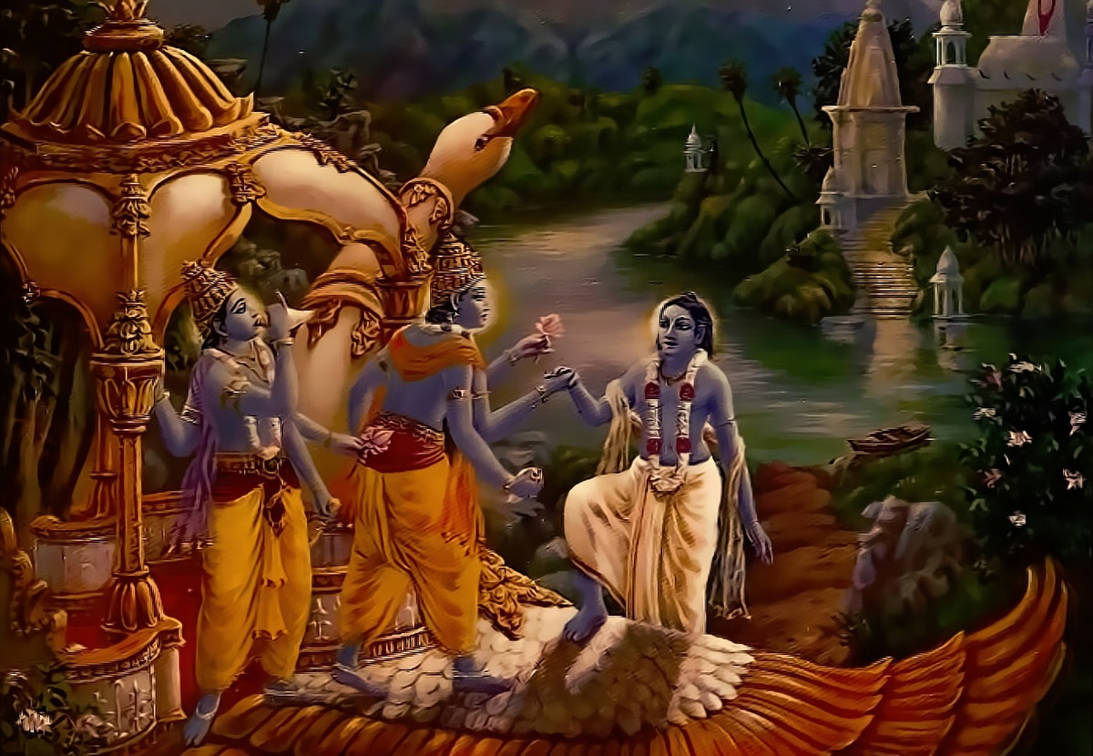 Trong nền văn hóa Ấn Độ cổ đại, Yamaraja là một vị thần của cái chết, được tạo thành từ Yama và em gái song sinh là Yamuna nên còn được gọi là Song thần. Hai vị thần này được coi là cặp đôi đầu tiên và là tổ của loài người. Về sau, truyền thuyết về Yamaraja được tích hợp vào Phật giáo. Ảnh: Desire Tree.