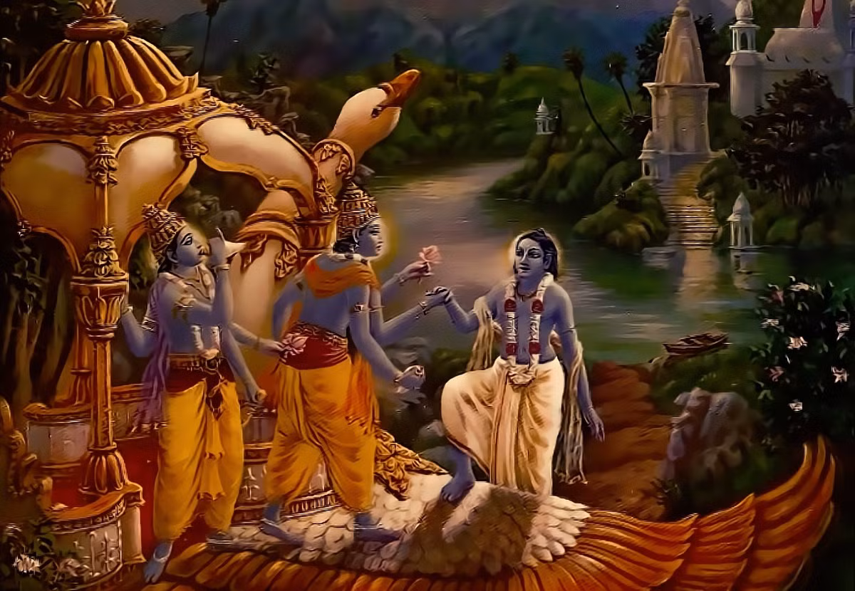 Trong nền văn hóa Ấn Độ cổ đại, Yamaraja là một vị thần của cái chết, được tạo thành từ Yama và em gái song sinh là Yamuna nên còn được gọi là Song thần. Hai vị thần này được coi là cặp đôi đầu tiên và là tổ của loài người. Về sau, truyền thuyết về Yamaraja được tích hợp vào Phật giáo. Ảnh: Desire Tree.