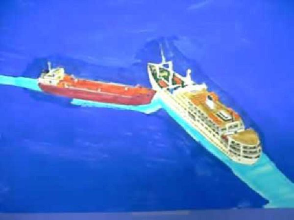 Chiếc phà này đã bất ngờ va chạm với một tàu chở dầu tên là Vector với 8.800 thùng dầu thành phẩm. Vụ tai nạn khiến tàu Vector bốc cháy dữ dội và ngọn lửa nhanh chóng lan sang Dona Paz, khiến nó bốc cháy như ngọn đuốc.