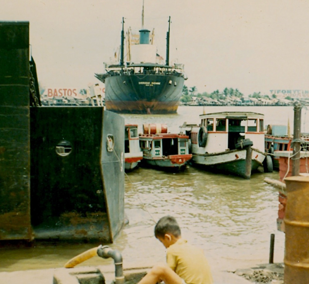 Một góc cảng Sài Gòn.