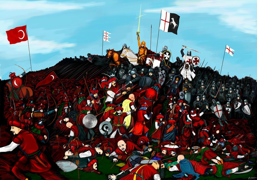 Là một chiến thuật gia giỏi giỏi, David IV đã sử dụng các thuật mạo hiểm và thông minh, khiến quân Seljuk khốn đốn. Thiếu sự lãnh đạo nhất quán, quân đội Thổ Nhĩ Kỳ rơi vào hỗn loạn và bị đánh tan. Trận đánh kết thúc chỉ trong 3 giờ.