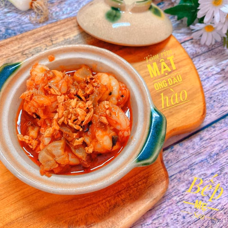 Mach ban cach lam mon tom rim mat ong dau hao