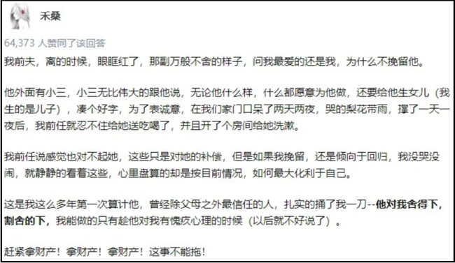 Bi phan boi, vo binh tinh len ke hoach ly hon cuc 