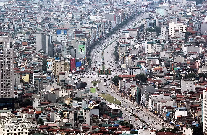 Ngã 5 Ô Chợ Dừa và đường Xã Đàn.