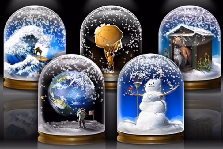 Ứng dụng có tính giải trí cao Water Globe đứng ở vị trí thứ 6 với giá trị 220 USD. Đây là một bộ sưu tập các màn hình quả cầu tuyết có khả năng tương tác cao với người dùng với nhiều tùy biến sử dụng nó. Người dùng có thể chơi với các bông tuyết bằng cách lắc nhẹ, lật trở điện thoại hoặc có thể thay đổi độ to nhỏ hay số lượng bông tuyết rơi với các nút lựa chọn rất dễ sử dụng. Thêm vào đó, người dùng còn có thể cài đặt màn hình ứng dụng này làm màn hình bảo vệ khi không sử dụng điện thoại.