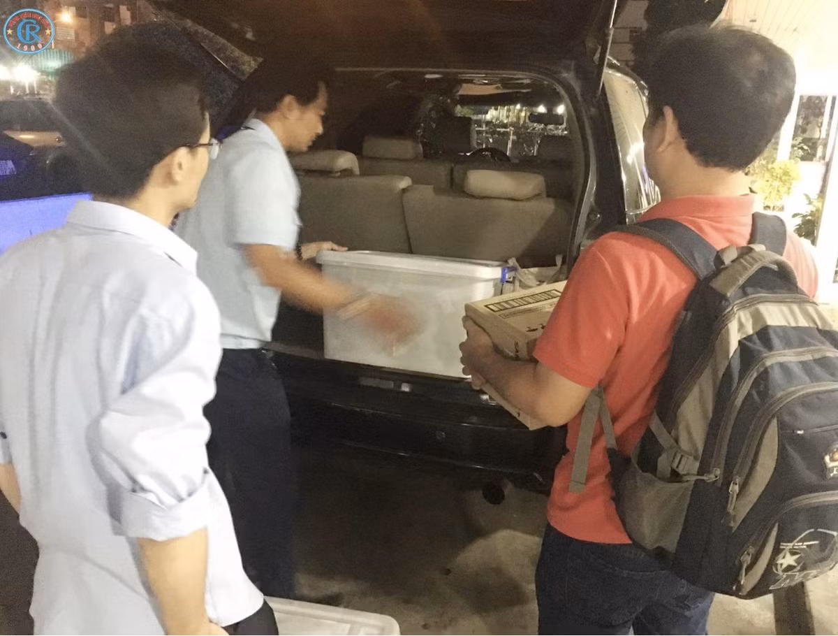 Benh vien Cho Ray len duong trong dem, chi vien cho Binh Thuan