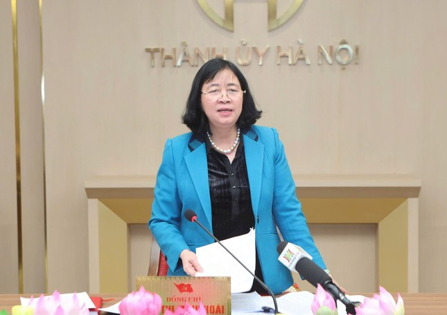 Bí thư Thành ủy Hà Nội Bùi Thị Minh Hoài nhận thêm nhiệm vụ mới Bi thu Thanh uy Ha Noi Bui Thi Minh Hoai nhan them nhiem vu moi