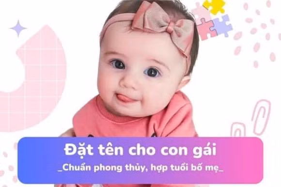 Nam 2024, dat ten con gai the nao hop tuoi bo me?