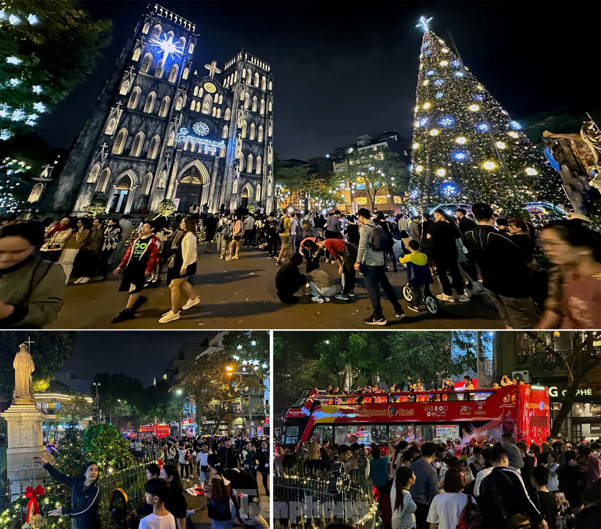 Khung canh Giang sinh som lung linh o Nha tho Lon-Hinh-3