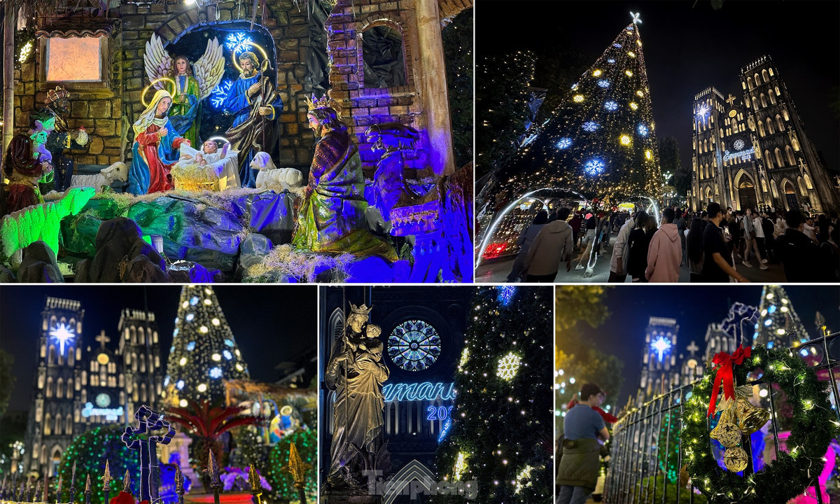 Khung canh Giang sinh som lung linh o Nha tho Lon-Hinh-4