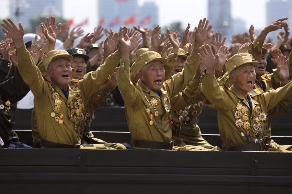 Các cựu chiến binh từng tham gia Chiến tranh Triều Tiên.