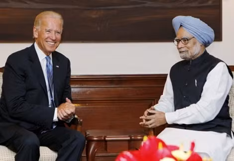 Phó tổng thống Mỹ Joe Biden hội đàm với Thủ tướng Ấn Độ Manmohan Singh