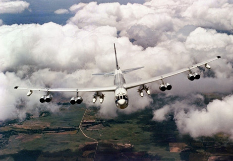 Sân bay Korat (Thái Lan) là căn cứ quen thuộc của "Pháo đài bay" B-52.