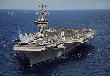 Tàu sân bay USS Nimitz từng tiến vào Biển Đông để răn đe Trung Quốc.