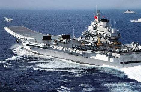Tàu sân bay Liêu Ninh của Trung Quốc.