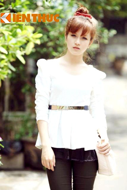 Xinh đẹp, trẻ trung, năng động và được nhiều bạn trẻ quan tâm, theo dõi trên mạng xã hội nhưng Uyên Keropy luôn tỏ ra rất khiêm tốn. Ảnh: NVCC