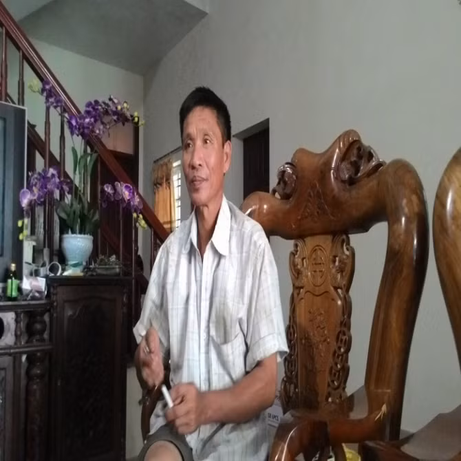 Ông Trần Văn Thế, thôn Tây Bầu, xã Kim Chung, huyện Đông Anh, Hà Nội.