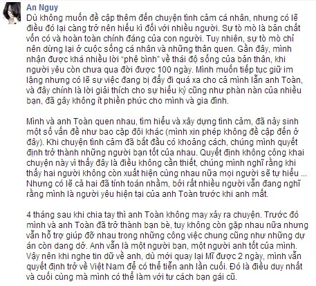 Bài chia sẻ nhằm giải tỏa sự hiếu kỳ của mọi người trong suốt thời gian qua.