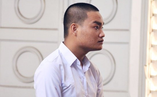 Bị cáo Hà tại phiên tòa