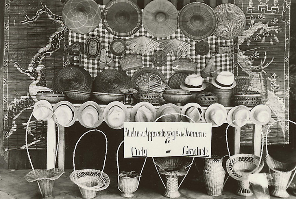 Các sản phẩm mây tre đan sản xuất ở Gia Định.