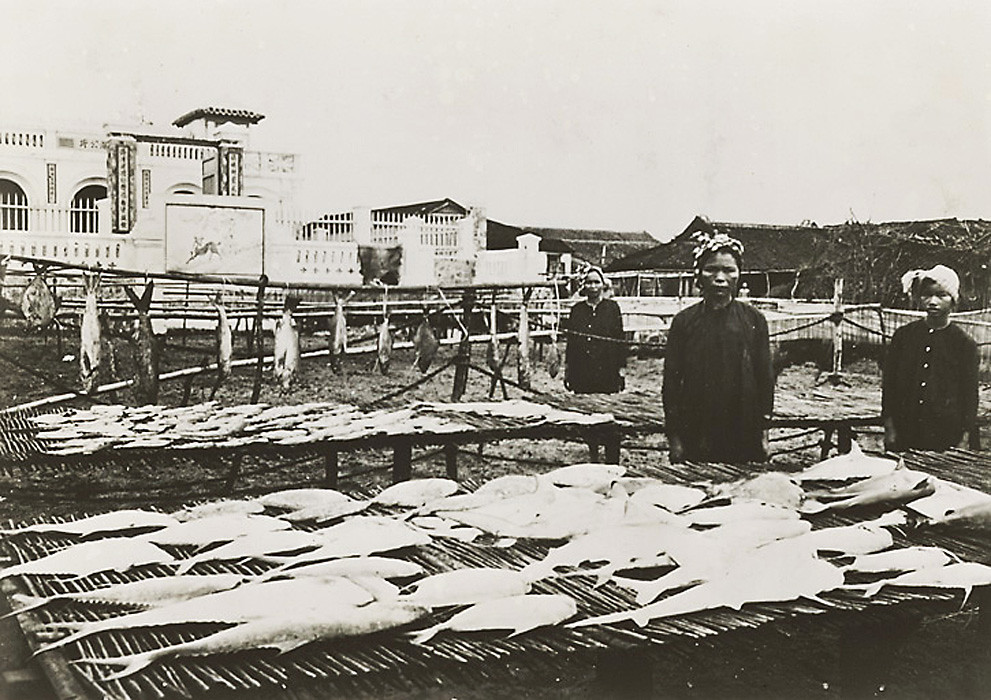 Phơi cá ở Gia Định (Sài Gòn), xứ Nam Kỳ giai đoạn 1921 - 1935.