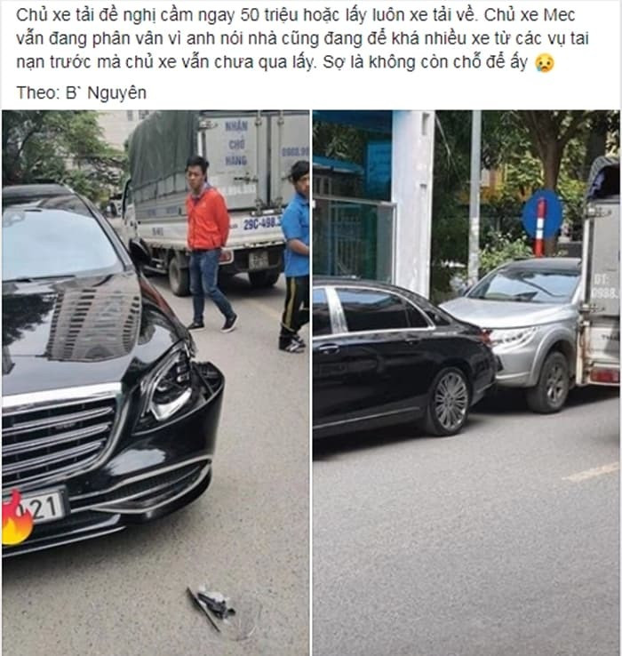 Tong vao xe xin, tai xe xe tai meu mao: “Anh lay luon xe em cung duoc”