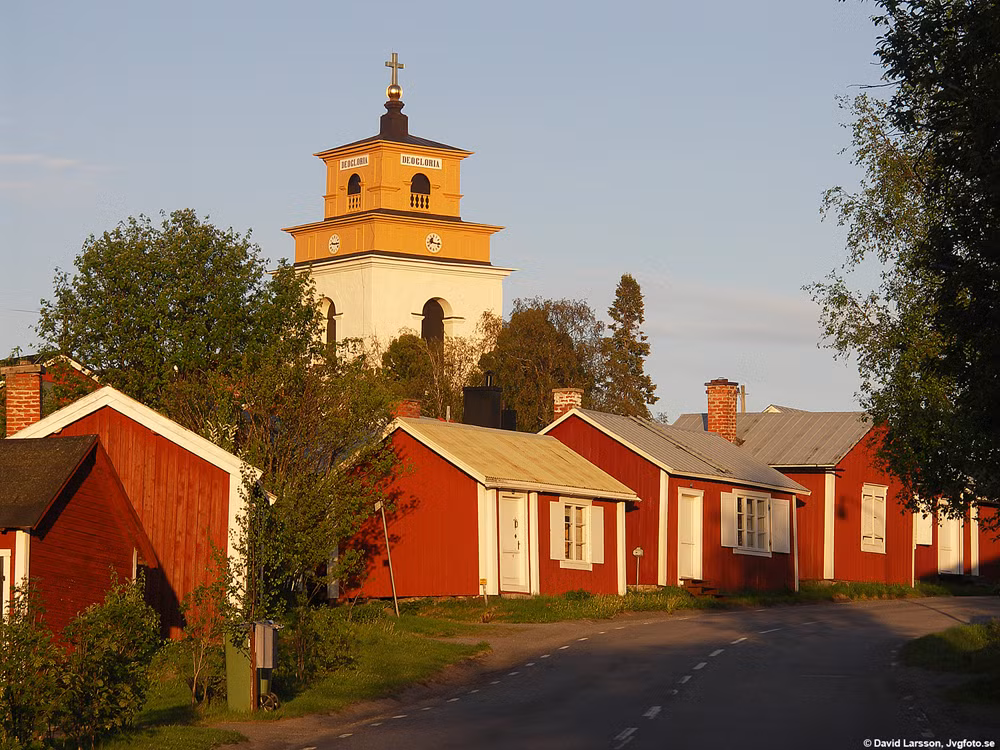 Các công trình của thành phố nhà thờ Gammelstad vẫn được bảo tồn tốt sau hàng trăm năm tồn tại. Ảnh: postvagnen.com