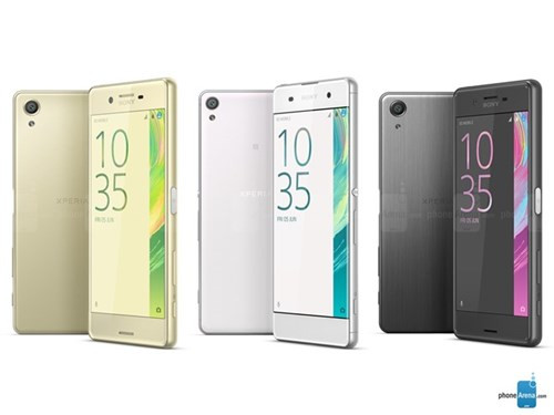 Xperia X dùng RAM 3 GB, dung lượng 32 GB cho bản đơn SIM, 64 GB cho bản Dual SIM. Máy có kích thước các chiều lần lượt là 69,4 x 142,7 x 7,9 (mm), nặng 153 gram. Thiết bị hỗ trợ công nghệ sạc nhanh Qnovo Adaptive Charging. Cả Xpreria X Performance và X đều có cảm biến vân tay tích hợp ở nút Home.