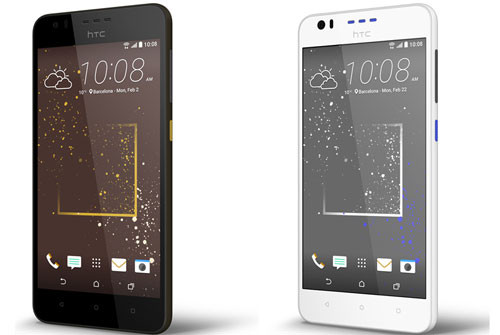 Desire 825 dùng màn hình Super LCD kích thước 5,5 inch, độ phân giải HD (1.280x720 pixel) với mật độ điểm ảnh 267 ppi. Màn hình này được bảo vệ bằng lớp kính cường lực Corning Gorilla Glass 3.