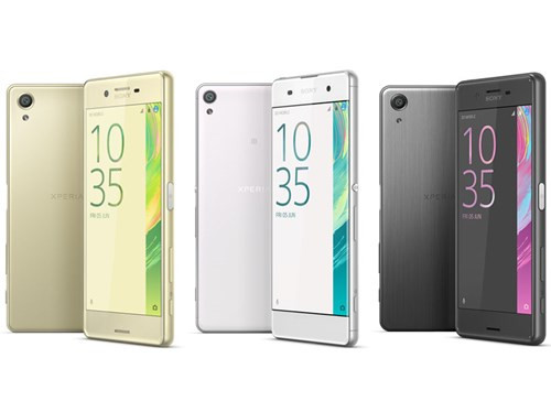Trong số 3 sản phẩm này, điện thoại Xperia X được chú ý hơn cả, bởi nó có thiết kế cực kỳ bắt mắt.