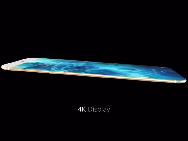 Mới đây, nhà thiết kế Glaxon Paul vừa “cho ra lò” bản concept iPhone 7 và iPhone 7 Pro với rất nhiều điểm nhấn đáng chú ý. Đầu tiên là màn hình với 2 cạnh viền siêu mỏng. Bên cạnh đó, màn hình này còn có độ phân giải lên tới 4K và vẫn có tính năng cảm ứng lực (3D Touch) thế hệ thứ 2.