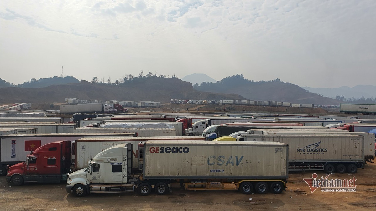 Tai xe phoi suong, hung nuoc tu cuc lanh rua bat… cho thong quan-Hinh-7