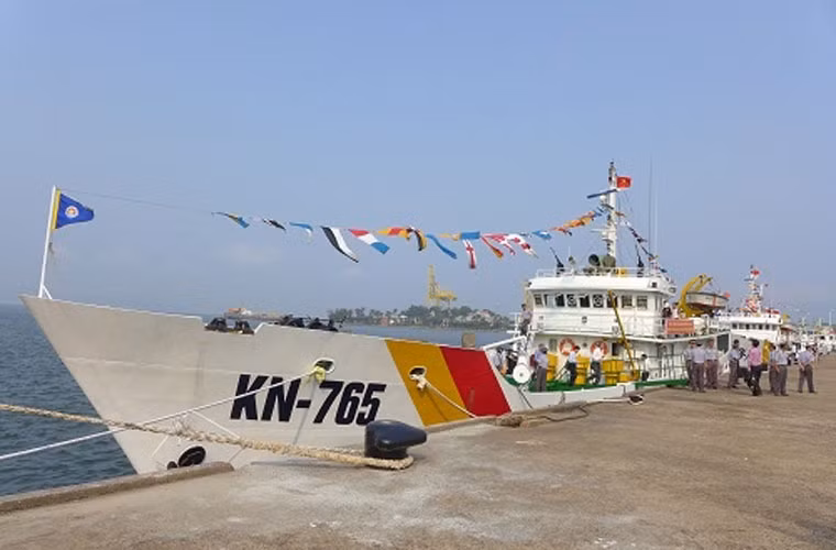 Tàu kiểm ngư KN-765. Ảnh: ĐSPL