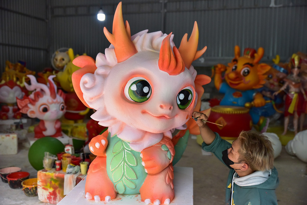 Bên trong xưởng chế tác rồng khủng cho Tết Giáp Thìn 2024 ảnh 18 Bên trong xưởng chế tác rồng khủng cho Tết Giáp Thìn 2024 ảnh 18